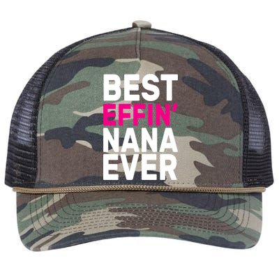 Best Effin Nana Ever Retro Rope Trucker Hat Cap