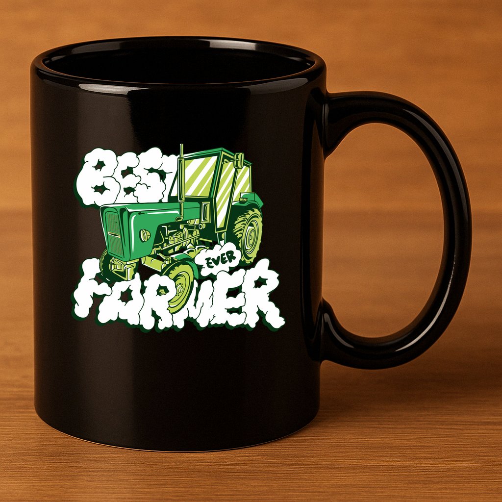 Best Farmer Ever 11oz C Handle Ceramic Mug