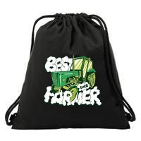 Best Farmer Ever Drawstring Bag