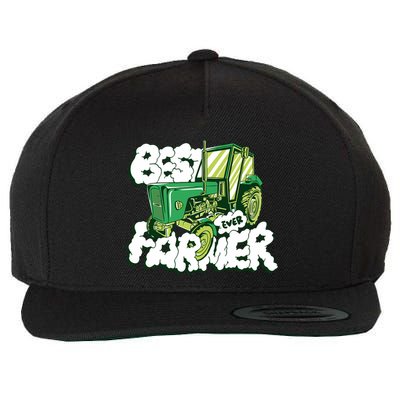 Best Farmer Ever Wool Snapback Cap