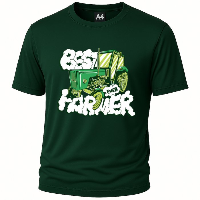 Best Farmer Ever Cooling Performance Crew T-Shirt