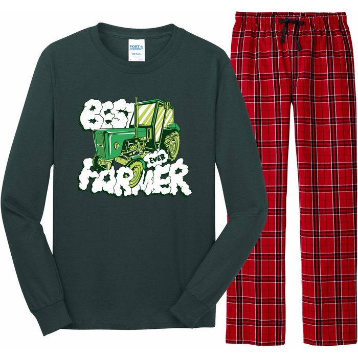 Best Farmer Ever Long Sleeve Pajama Set