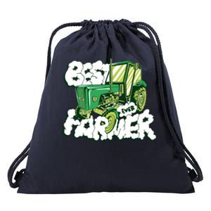 Best Farmer Ever Drawstring Bag