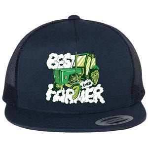 Best Farmer Ever Flat Bill Trucker Hat