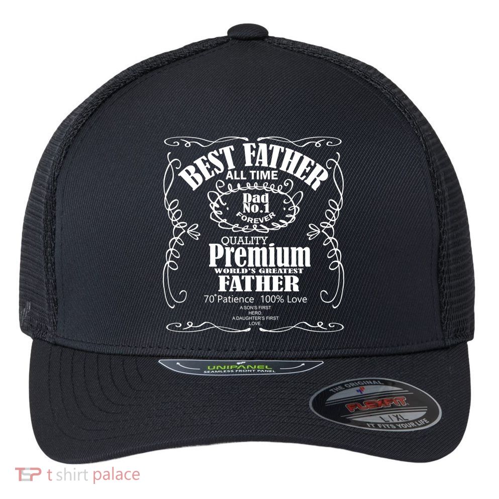 Best Father Off All Time Flexfit Unipanel Trucker Cap