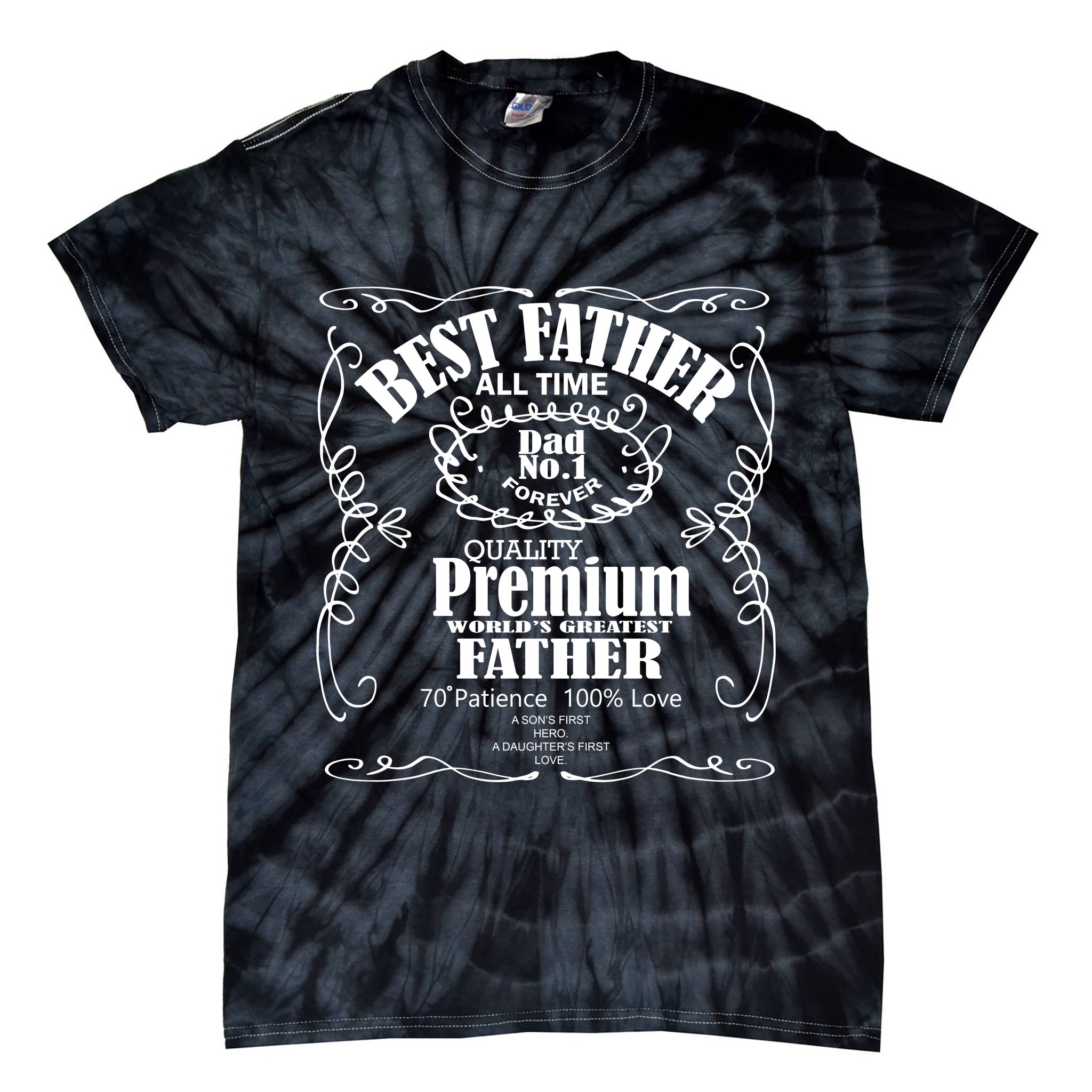 Best Father Off All Time Tie-Dye T-Shirt