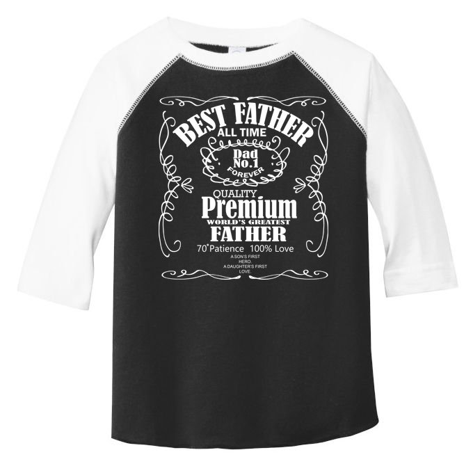 Best Father Off All Time Toddler Fine Jersey T-Shirt