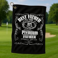 Best Father Off All Time Golf Towel