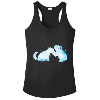 Best Friends Child With Dog Ladies PosiCharge Competitor Racerback Tank