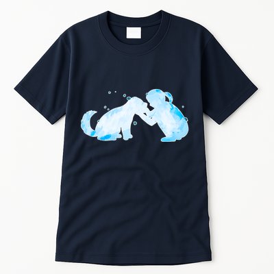 Best Friends Child With Dog Tall T-Shirt