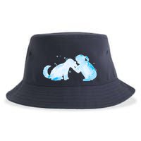 Best Friends Child With Dog Sustainable Bucket Hat