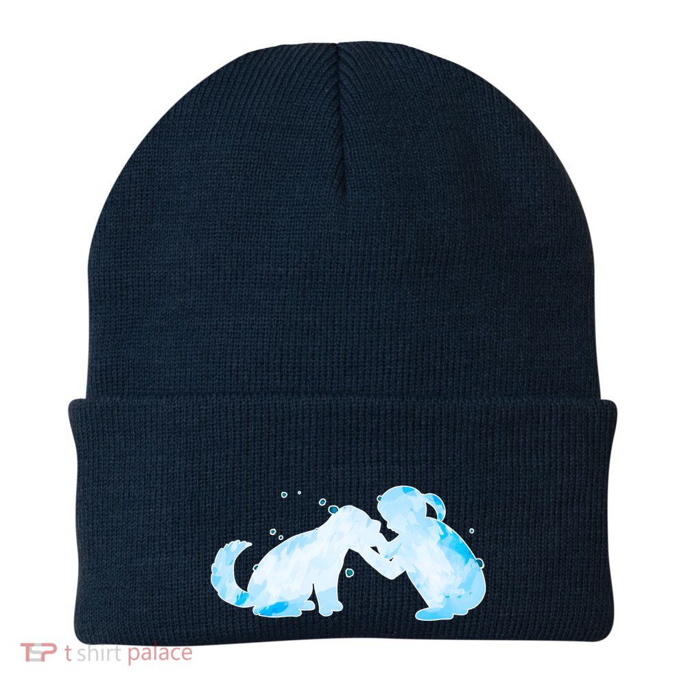 Best Friends Child With Dog Beanie