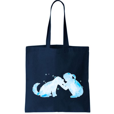 Best Friends Child With Dog Bag