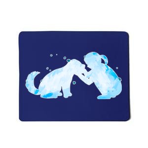 Best Friends Child With Dog Mousepad