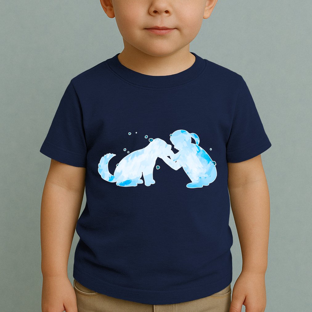 Best Friends Child With Dog Toddler T-Shirt