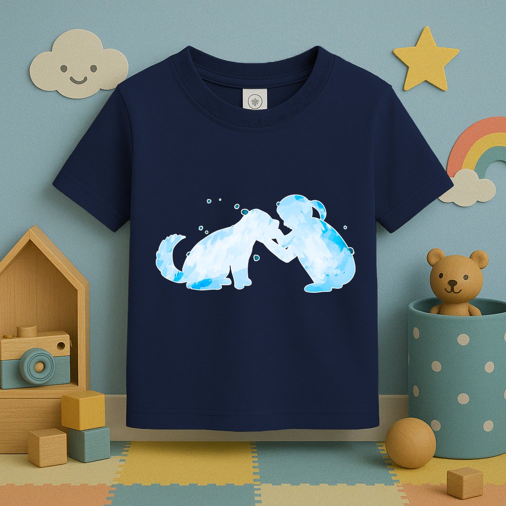 Best Friends Child With Dog Toddler T-Shirt
