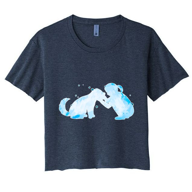 Best Friends Child With Dog Crop Top