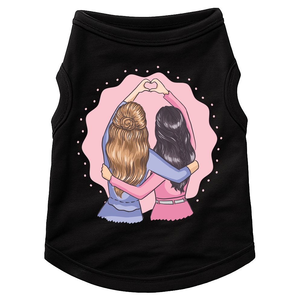 Best Friends Heart Doggie Tank