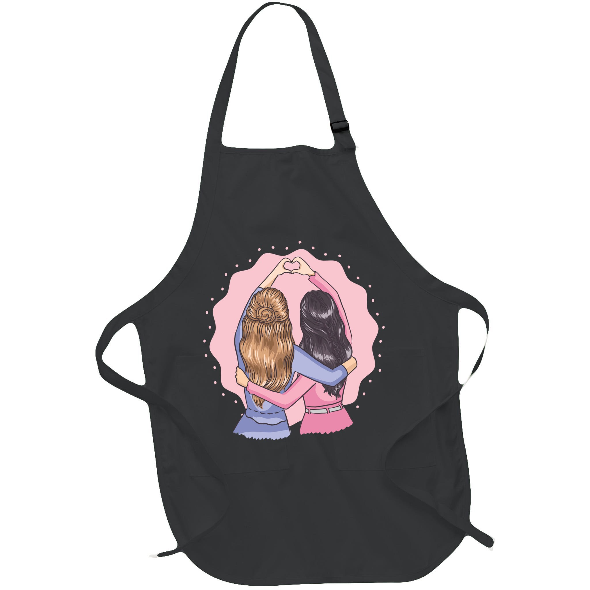 Best Friends Heart Apron