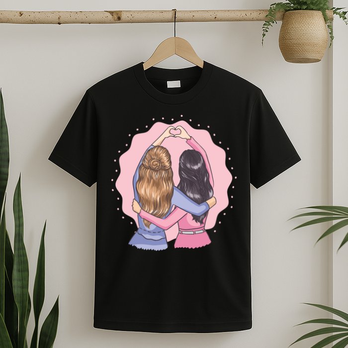 Best Friends Heart T-Shirt