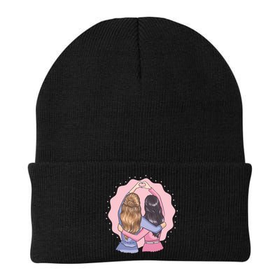 Best Friends Heart Beanie