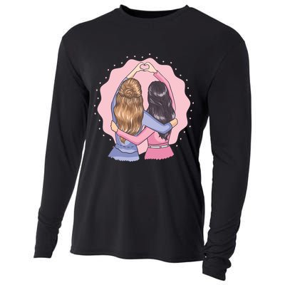 Best Friends Heart Cooling Performance Long Sleeve Crew