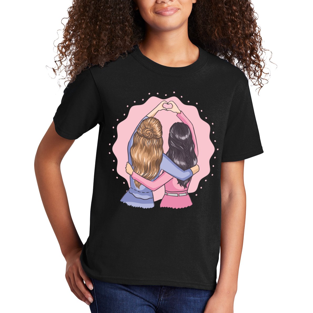 Best Friends Heart Kids T-Shirt