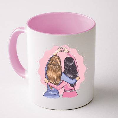Best Friends Heart Mug