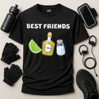 Best Friends Lime Tequila Salt Cooling Performance Crew T-Shirt