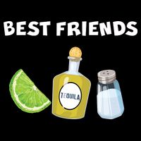 Best Friends Lime Tequila Salt Cooling Performance Crew T-Shirt