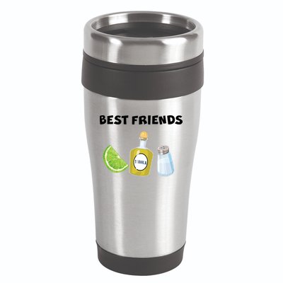 Best Friends Lime Tequila Salt 16oz Travel Tumbler