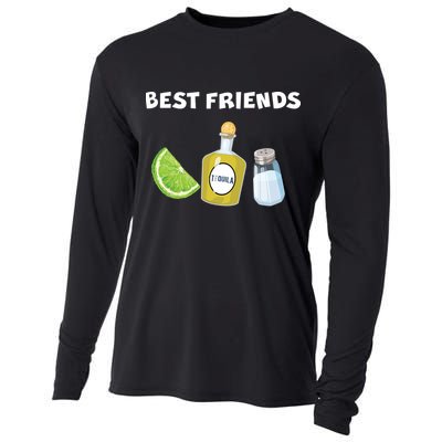 Best Friends Lime Tequila Salt Cooling Performance Long Sleeve Crew