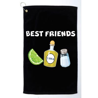 Best Friends Lime Tequila Salt Platinum Collection Golf Towel