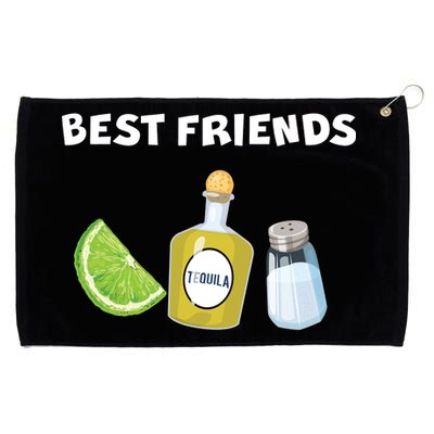 Best Friends Lime Tequila Salt Grommeted Golf Towel