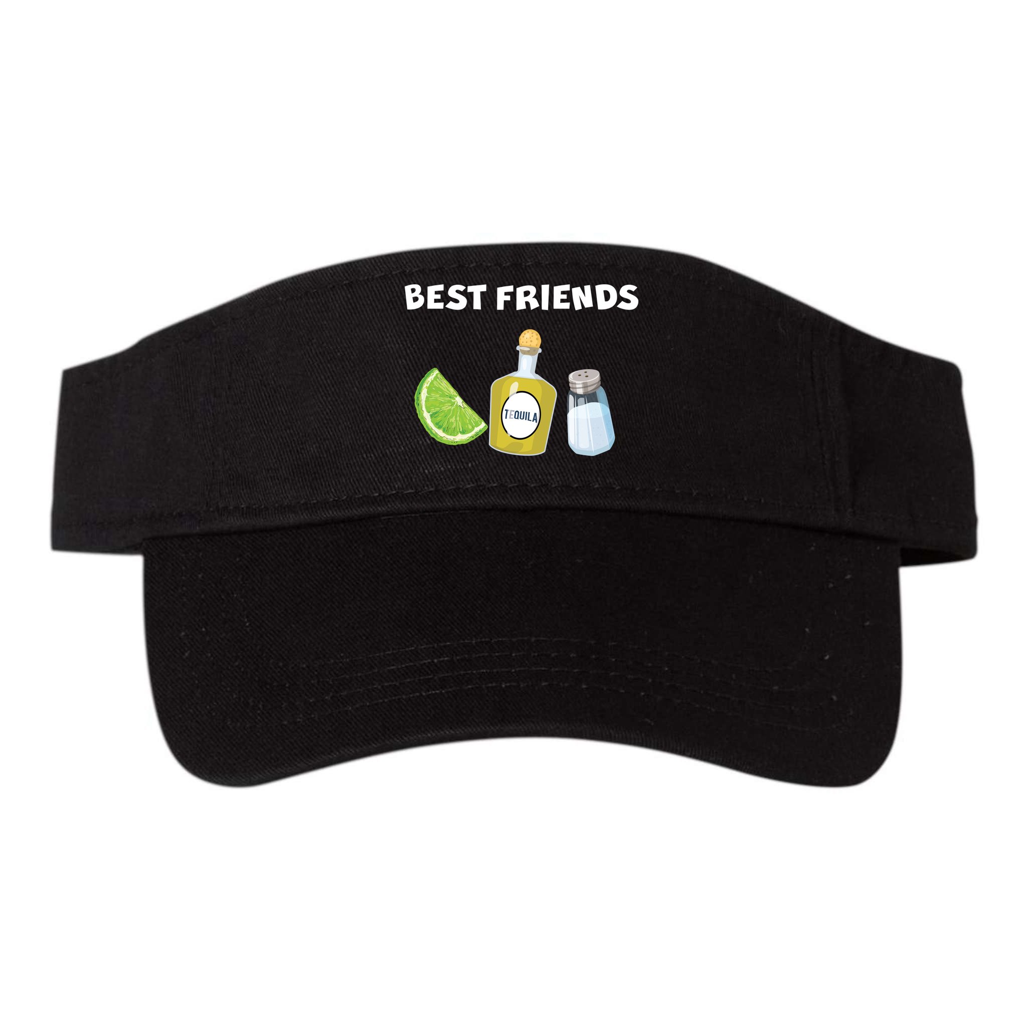 Best Friends Lime Tequila Salt Visor