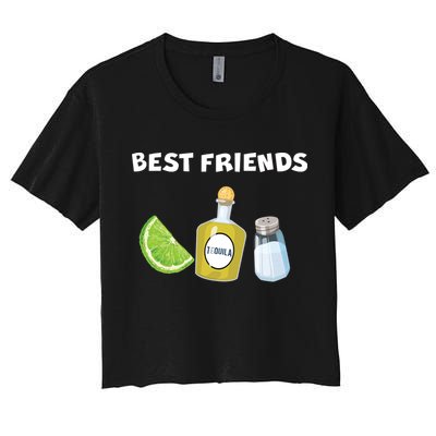 Best Friends Lime Tequila Salt Crop Top