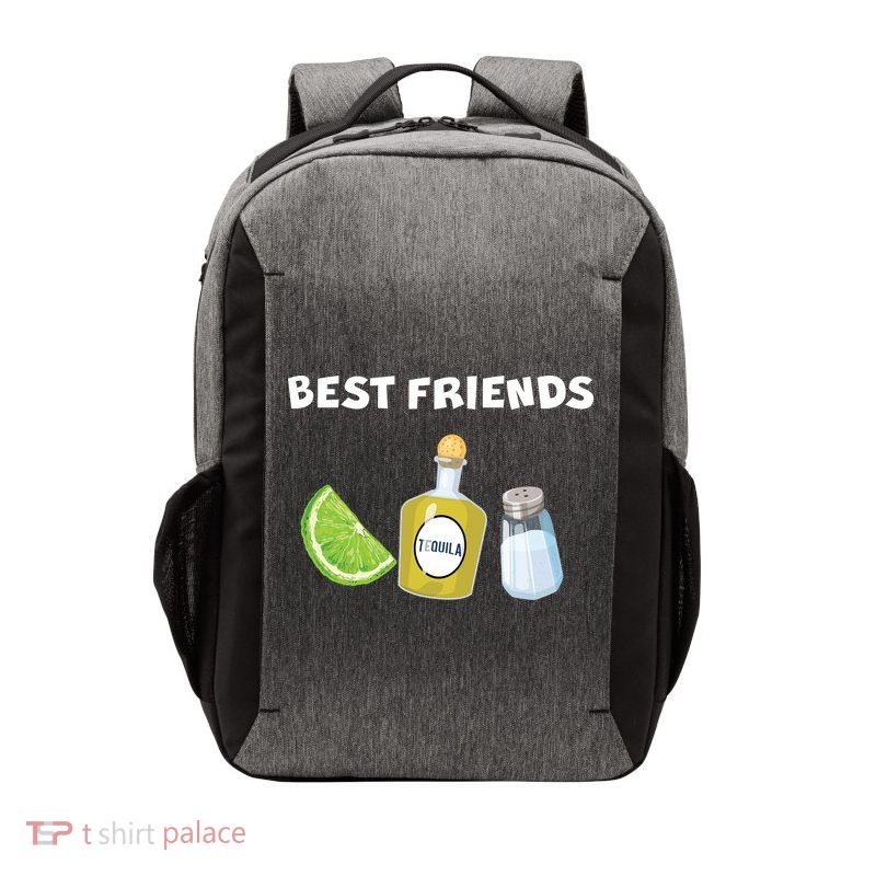 Best Friends Lime Tequila Salt Vector Backpack