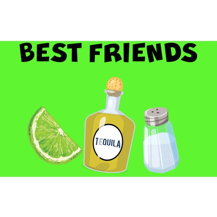 Best Friends Lime Tequila Salt Bumper Sticker