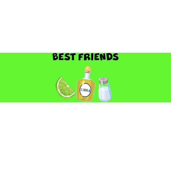 Best Friends Lime Tequila Salt Bumper Sticker