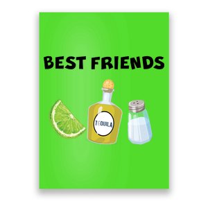 Best Friends Lime Tequila Salt Poster