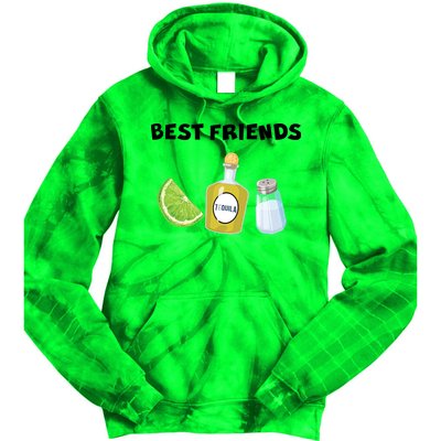 Best Friends Lime Tequila Salt Tie Dye Hoodie