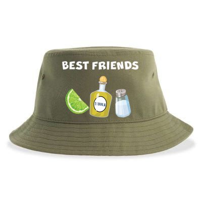 Best Friends Lime Tequila Salt Sustainable Bucket Hat