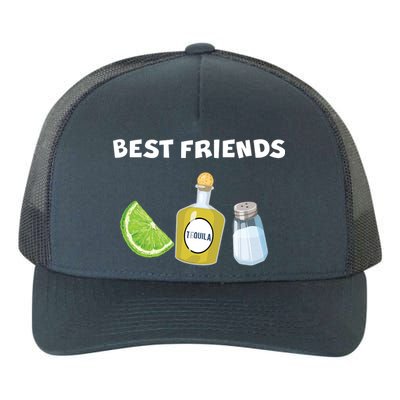 Best Friends Lime Tequila Salt Yupoong Adult 5-Panel Trucker Hat