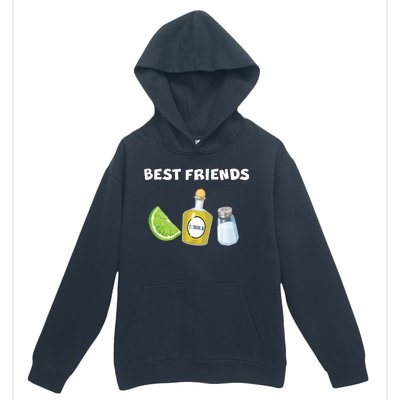 Best Friends Lime Tequila Salt Urban Pullover Hoodie