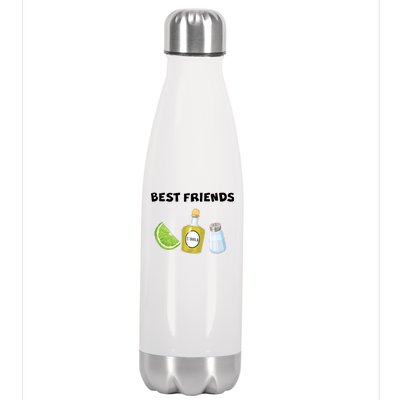 Best Friends Lime Tequila Salt Stainless Steel Insulated Water Bottle