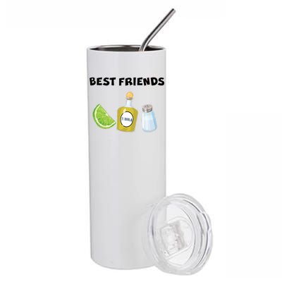 Best Friends Lime Tequila Salt Stainless Steel Tumbler