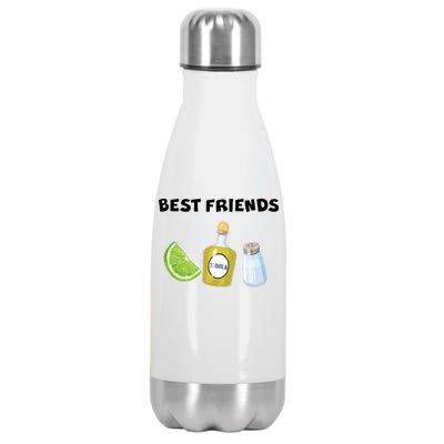 Best Friends Lime Tequila Salt Stainless Steel Insulated Water Bottle