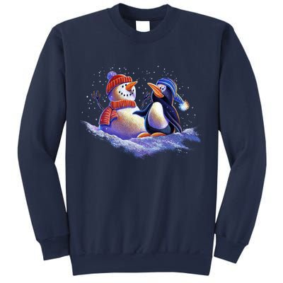 Best Friends Snowman and Penguin Sweatshirt