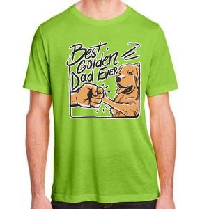 Best Golden Dad Ever Adult ChromaSoft Performance T-Shirt