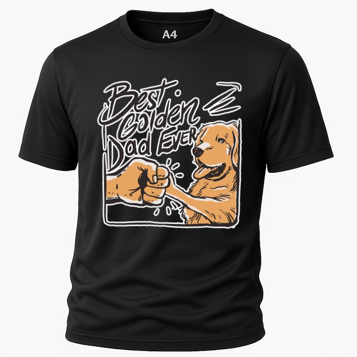 Best Golden Dad Ever Cooling Performance Crew T-Shirt